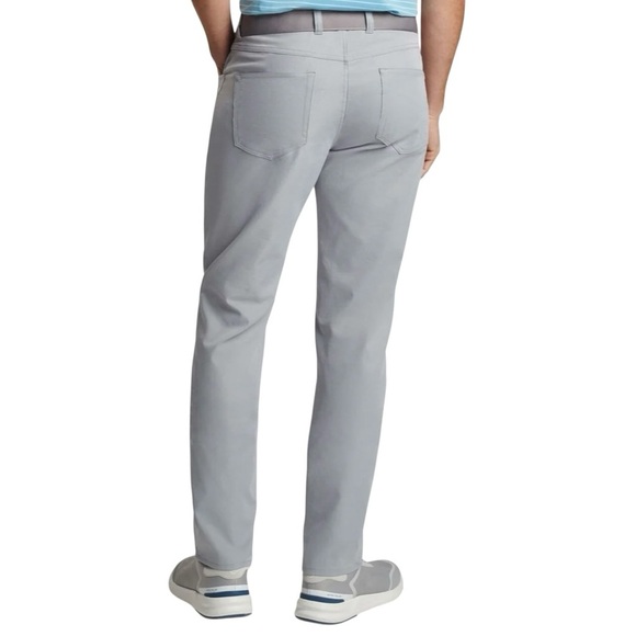 Peter Millar EB66 Performance Five Pocket Pant Gale Grey Size 38 - Picture 2 of 11